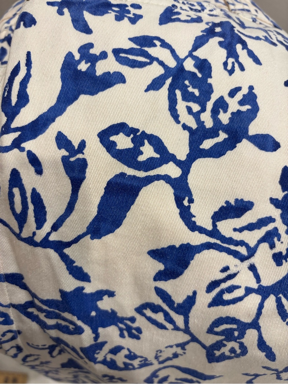 Current/Elliott x DVF Floral Blue White Watercolor Denim Jeans - Picture 9 of 16